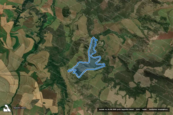 Imagem de satélite de Fazenda Limeira / Gleba C em Jaú - SP