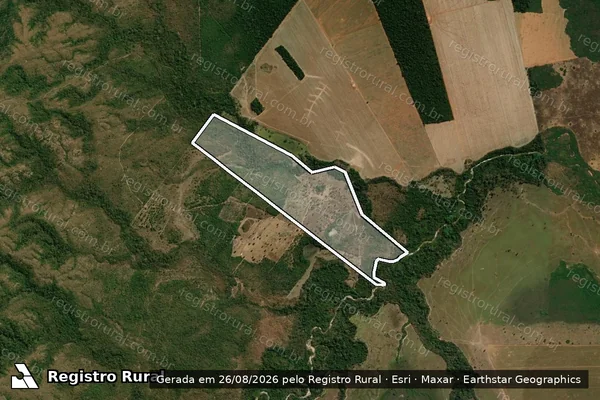 Imagem de satélite de Fazenda Bom Jesus - Parte 1 em Barra do Garças - MT