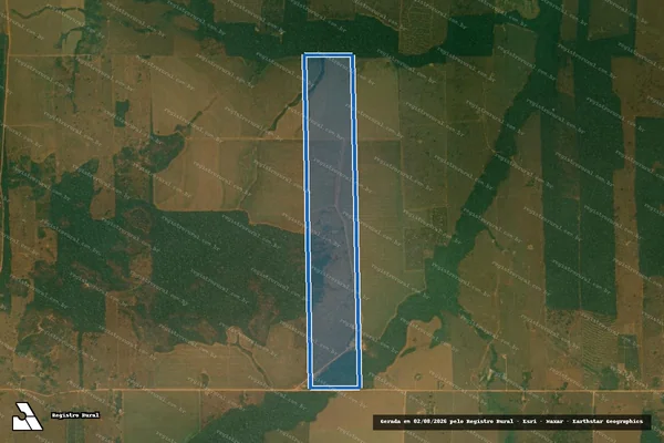 Imagem de satélite de LOTE 92 DA GLEBA 42, PAD MARECHAL DUTRA - Parte 1 em Alto Paraíso - RO