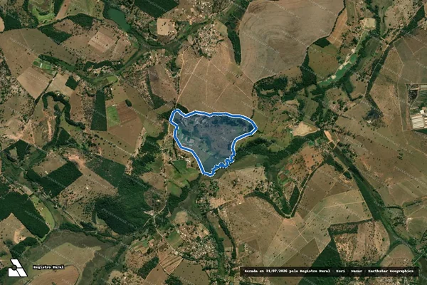 Imagem de satélite de Vargem do Alcatrão - Parte 1 em Divinópolis - MG