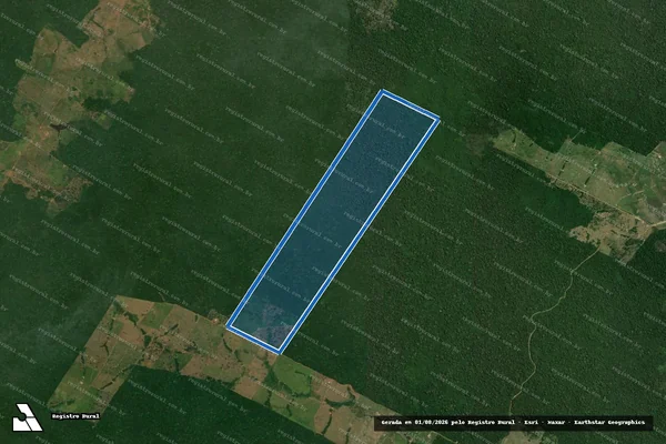 Imagem de satélite de Fazenda Sucupira / Parte 1