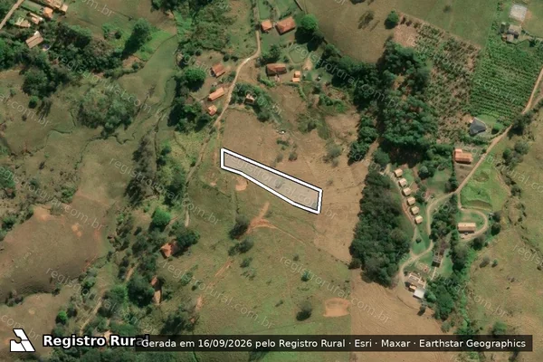 Imagem de satélite de Recanto Santo Expedito - Parte 1 em São Bento do Sapucaí - SP
