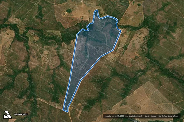 Imagem de satélite de FAZENDA MATO SECO em Balsas - MA