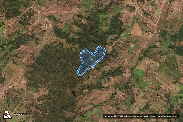 Imagem de satélite de Fazenda Alegre - Parte 1 em Taguatinga - TO