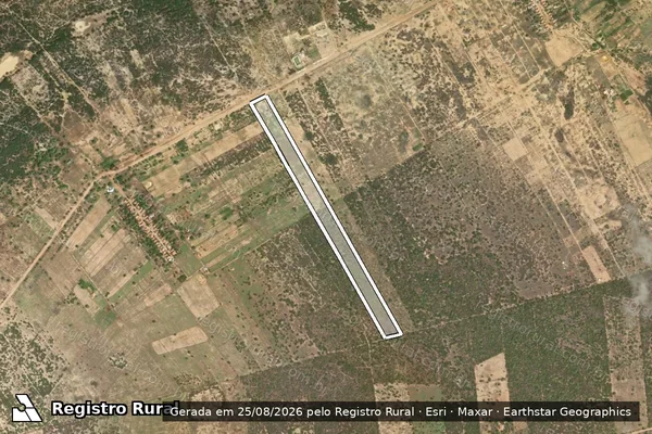 Imagem de satélite de Fazenda Santa Maria - Parte 88 em Xique-Xique - BA