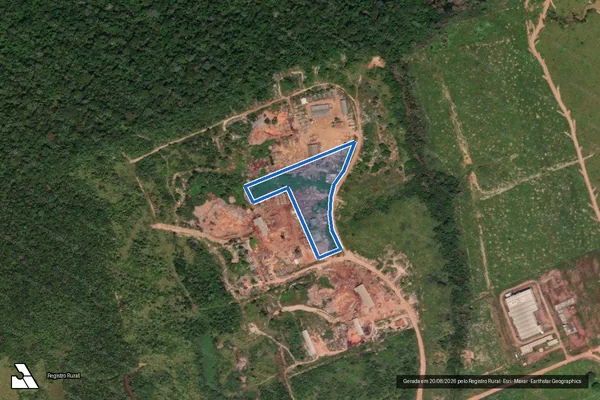Imagem de satélite de LOTE 08 - Parte 1 em Porto Velho - RO