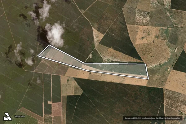 Imagem de satélite de FAZENDA BOA VISTA - PARCELA 02 em Santa Rita de Cássia - BA
