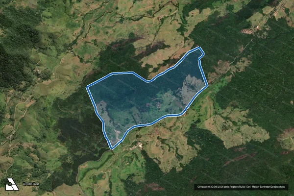 Imagem de satélite de Santa Catarina - Parte 1 em Santa Maria Madalena - RJ