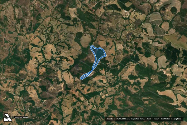 Imagem de satélite de CACHOEIRA em Ritápolis - MG