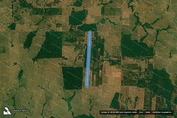 Imagem de satélite de LOTE 02-B E 01-B - CHÁCARA MENINO JESUS - GLEBA RIO BRANCO - SETOR RIO BRANCO II - 003 em Alta Floresta D'Oeste - RO