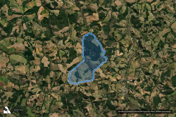 Imagem de satélite de Fazenda do Gama - 01 em Carandaí - MG