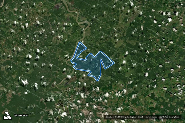 Imagem de satélite de FAZENDA SAO JOSE II - Parte 1 em Carutapera - MA