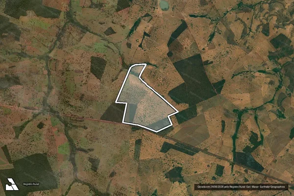 Imagem de satélite de FAZENDA ÁGUA FRIA DA PRATINHA - Gleba 03 em Gurinhatã - MG