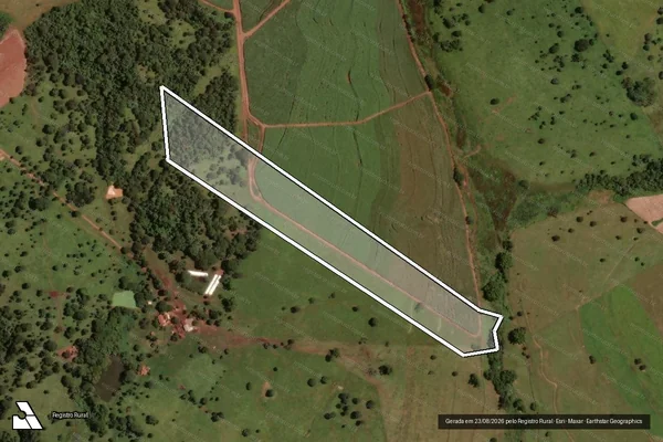 Imagem de satélite de FAZENDA SANTA RITA - GLEBA 04 em Inhumas - GO