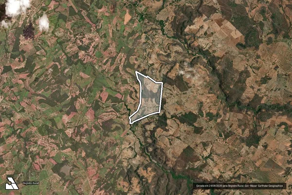 Imagem de satélite de FAZENDA POÇÃO DE AREIA - Parte 1 em São Francisco - MG