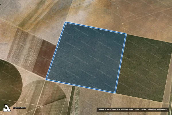 Imagem de satélite de FAZENDA LAGOA DA PRATA em Riachão das Neves - BA