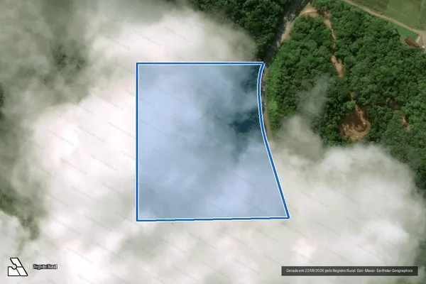 Imagem de satélite de Recanto Petry - Parte 1 em Jaraguá do Sul - SC