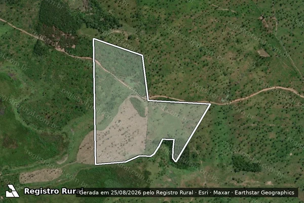 Imagem de satélite de FAZENDA CRISTALINA 5 - Parte 1 em Satubinha - MA