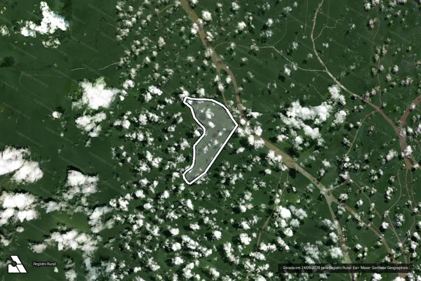 Imagem de satélite de Fazenda Congo - Parcela 1 em Melgaço - PA