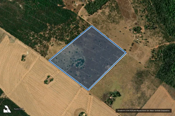 Imagem de satélite de LOTE 03 DO PA CACHOEIRA - LOTE 03 DO PA CACHOEIRA em Uruana de Minas - MG