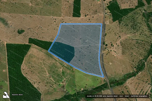 Imagem de satélite de Fazenda Mata Bonita e Fazenda São Raimundo - Parte 1 em Sampaio - TO