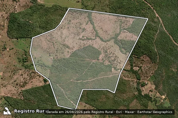 Imagem de satélite de Lote 151, da Gleba Extrema, II Etapa - Fazenda Nova Esperança - 001 em Itapiratins - TO