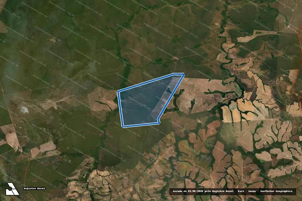 Imagem de satélite de FAZENDA CÉU AZUL / Parte 1 em Paranatinga - MT