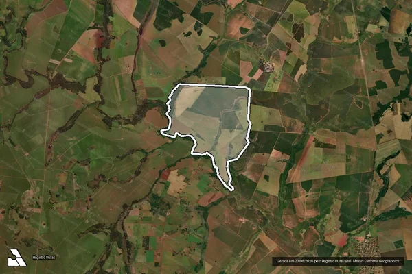 Imagem de satélite de GLEBA ?A? - FAZENDA FUTURISTA - ÁREA REMANESCENTE em Campo Grande - MS