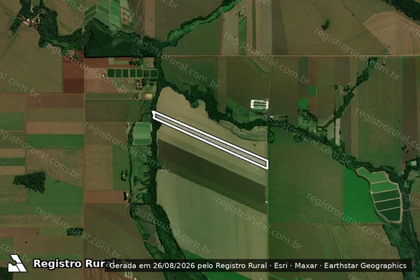 Imagem de satélite de Lote n° 430 - Parte 1 em Terra Roxa - PR