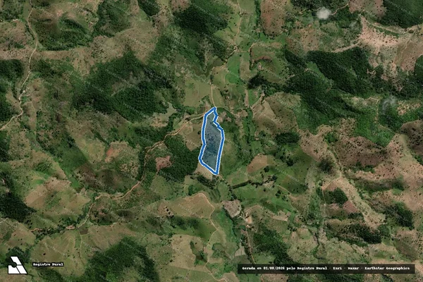 Imagem de satélite de Fazenda Sossego - Parcela IV ? Estremação em Teófilo Otoni - MG