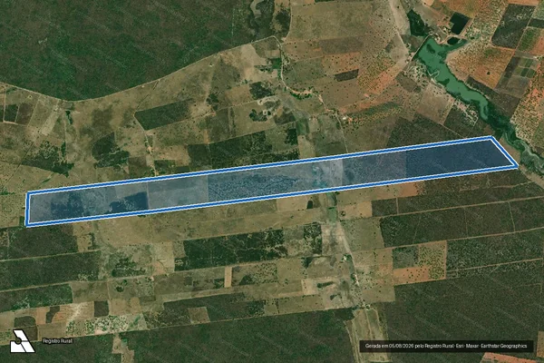 Imagem de satélite de SÍTIO LAGOA COMPRIDA / Parte 1 em Alto Santo - CE