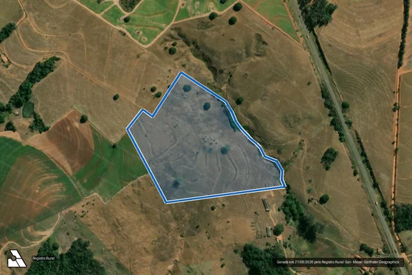Imagem de satélite de Sítio Campo Belo - Gleba "A3" -  Gleba "A3" em São João da Boa Vista - SP