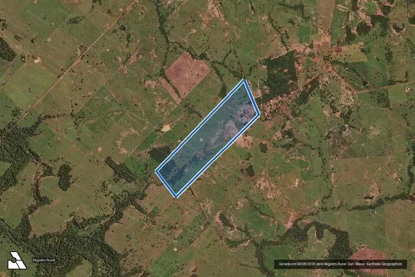 Imagem de satélite de Sítio São Gabriel em Rondonópolis - MT