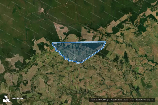 Imagem de satélite de Fazenda Bandeirantes - Parte 1 em Salto do Céu - MT