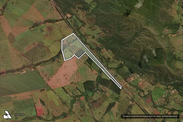 Imagem de satélite de FAZENDA LAVRAS - GLEBA 07 em Pirenópolis - GO