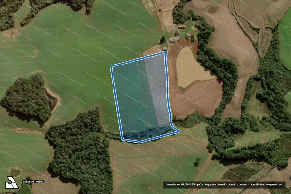Imagem de satélite de Fazenda Velha (22.644) - Parcela 1 em Campos Novos - SC
