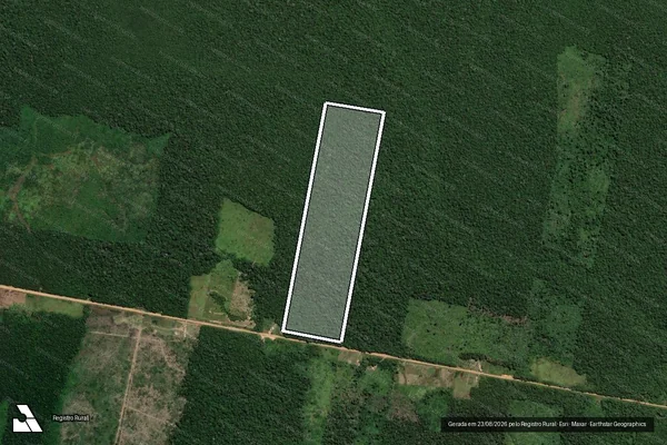Imagem de satélite de FAZENDA MERCÚRIO - Parte 1 em Canutama - AM