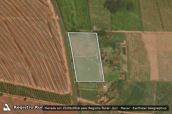 Imagem de satélite de ESTÂNCIA BEIJA FLOR - Quinhão I-A em Itajobi - SP