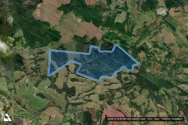 Imagem de satélite de SÍTIO GROTA FUNDA - SÍTIO GROTA FUNDA em Congonhinhas - PR