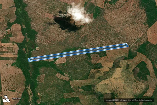 Imagem de satélite de FAZENDA BEBEDOURO - Parte 2 em Formosa da Serra Negra - MA