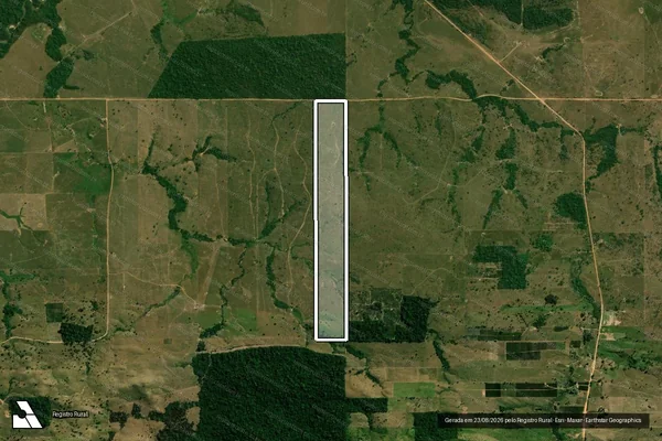 Imagem de satélite de Lote 129, Gleba 17, Setor Zeferino - LOTE 129-H em Nova Brasilândia D'Oeste - RO