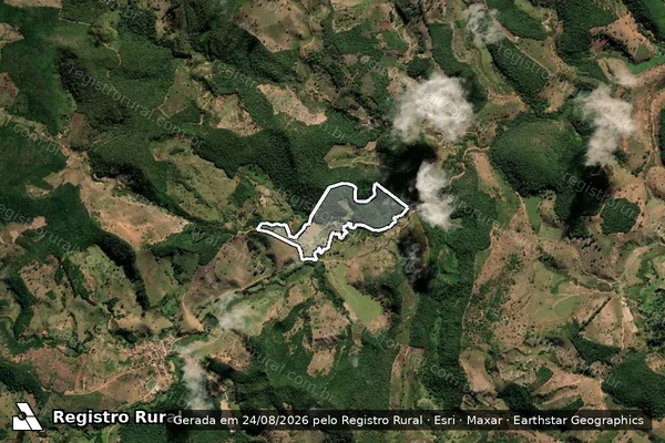 Imagem de satélite de Fazenda São Sebastião - Faz. São Sebastião em Malacacheta - MG