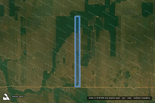 Imagem de satélite de Lote-100 Gleba-67 - Lote-100/A Gleba-67 em Alto Paraíso - RO