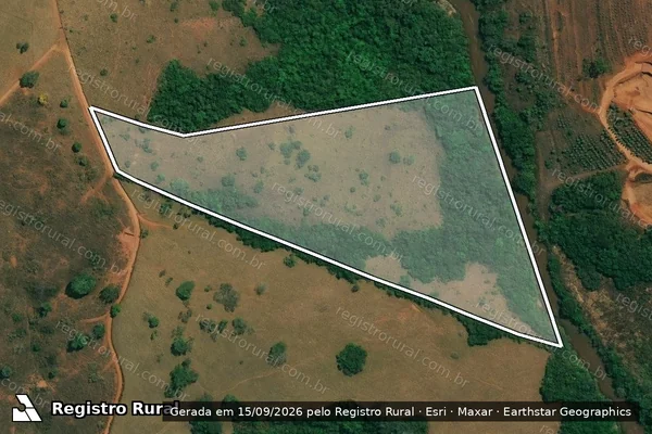 Imagem de satélite de Fazenda São Sebastião - PARCELA 02 em São Tiago - MG