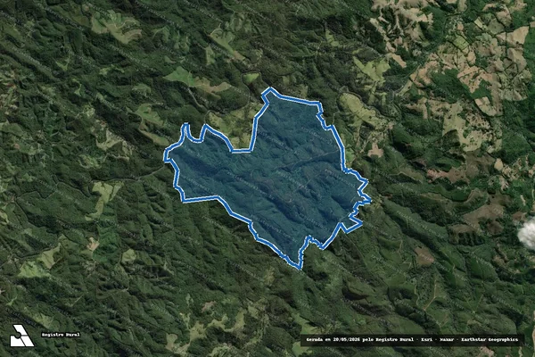 Imagem de satélite de Fazenda Ribeirinha Cixares / Faz Ribeirinha - Cixares em Campo Largo - PR