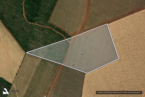 Imagem de satélite de FAZENDA BARREIRO - 001 em Coromandel - MG