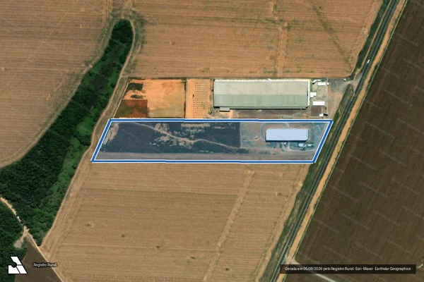 Imagem de satélite de FAZENDA SANTA IZABEL - SETOR 09 - PARTE 2B em Lucas do Rio Verde - MT