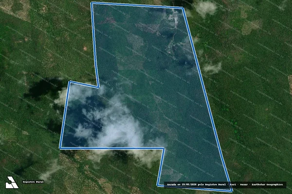 Imagem de satélite de LAGOINHA  - Gleba - A em Peritoró - MA