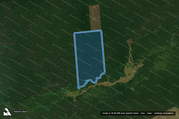 Imagem de satélite de FAZENDA SANTA MARIA - FAZENDA SANTA MARIA-DESMEMBRADA em Comodoro - MT