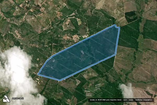 Imagem de satélite de Fazenda Aparecida - Parte 1 em Salgado - SE